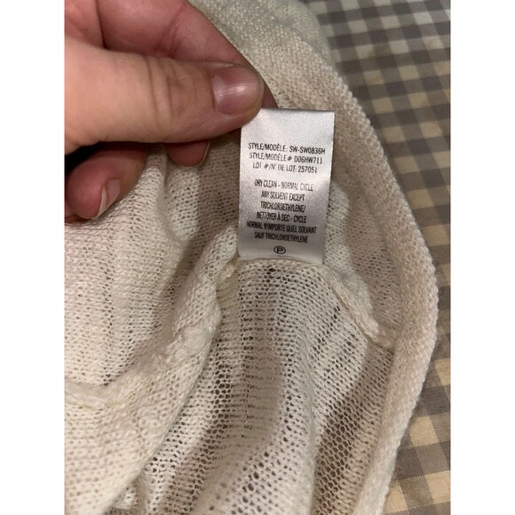 Helmut Lang Women’s Wool Alpaca Long Boyfriend Cardigan Sweater size L Elegant - Picture 8 of 8